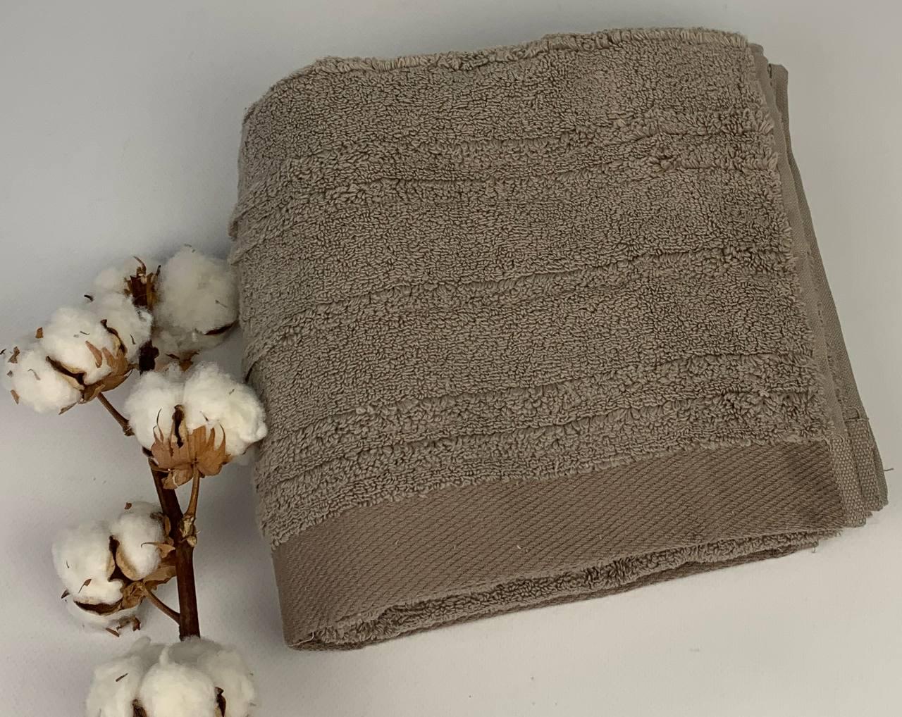 Рушник Pupilla Microcotton Cevher 50x90 см Dark Beige (CN34184) - фото 1