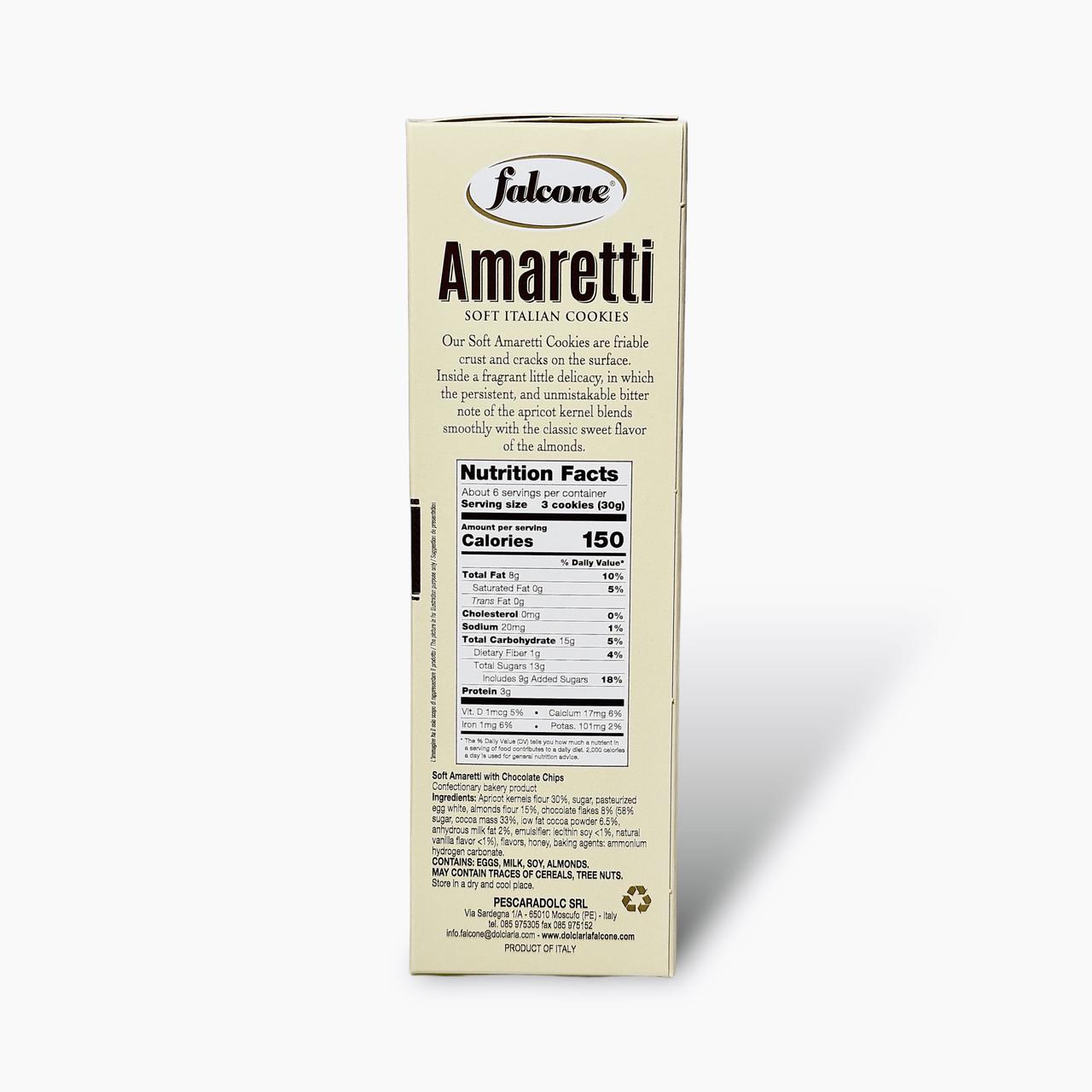 Печиво амаретті FALCONE amaretti morbidi d`abruzzo gocce di cioccolato 170 г (2088778279) - фото 5