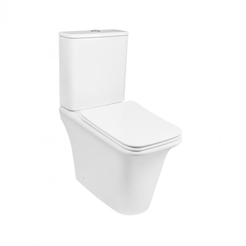 Унітаз-компакт Qtap QT08221213AW Kalao безобідковий з сидінням Soft-close (SD00046562)