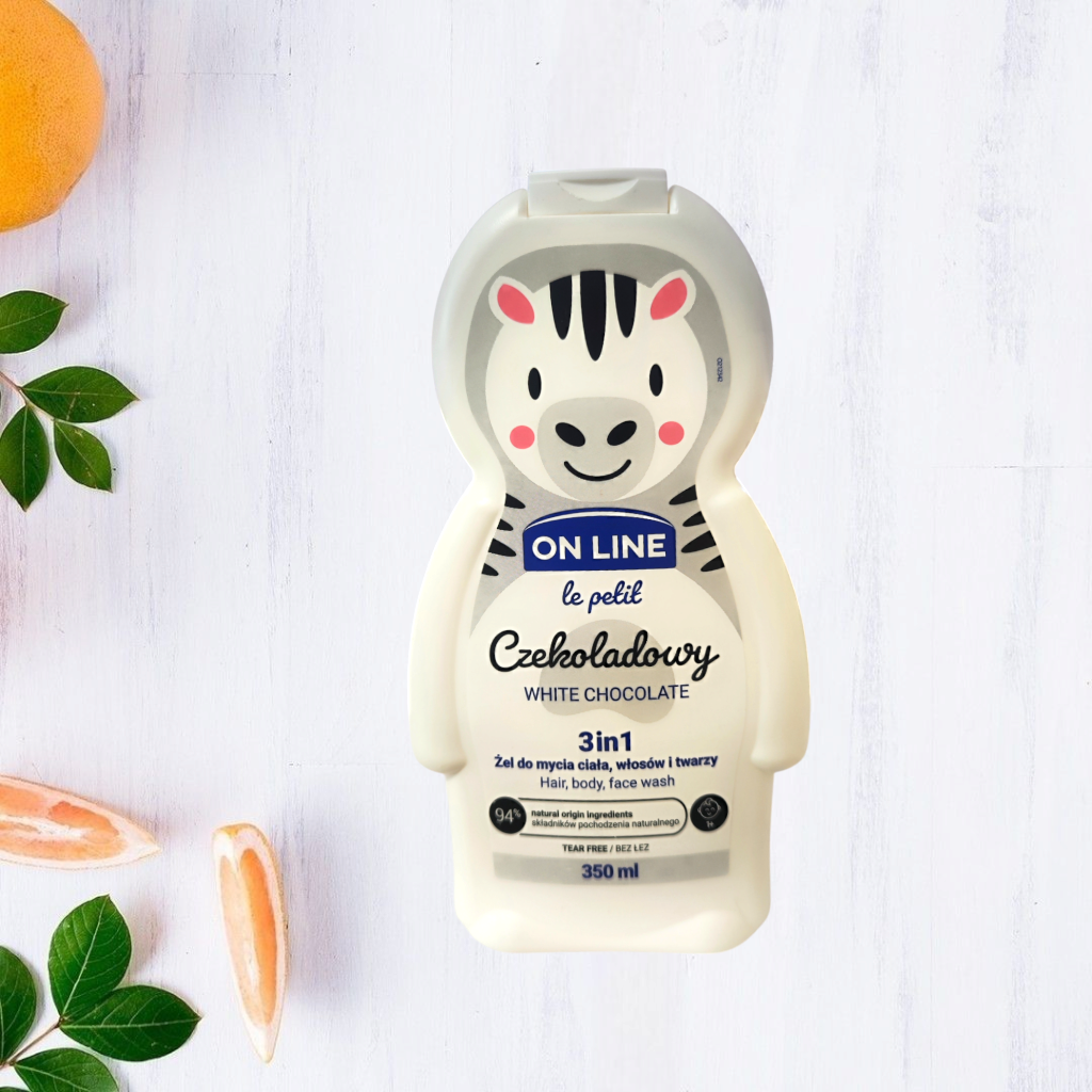 Дитячий шампунь гель для душу On Line Chocolate 3в1 350 мл