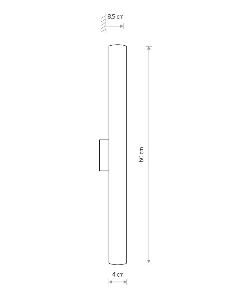 Светильник Nowodvorski 8118 Ice tube LED LED 1x12W 4000K 1200Lm (2229962924) - фото 4