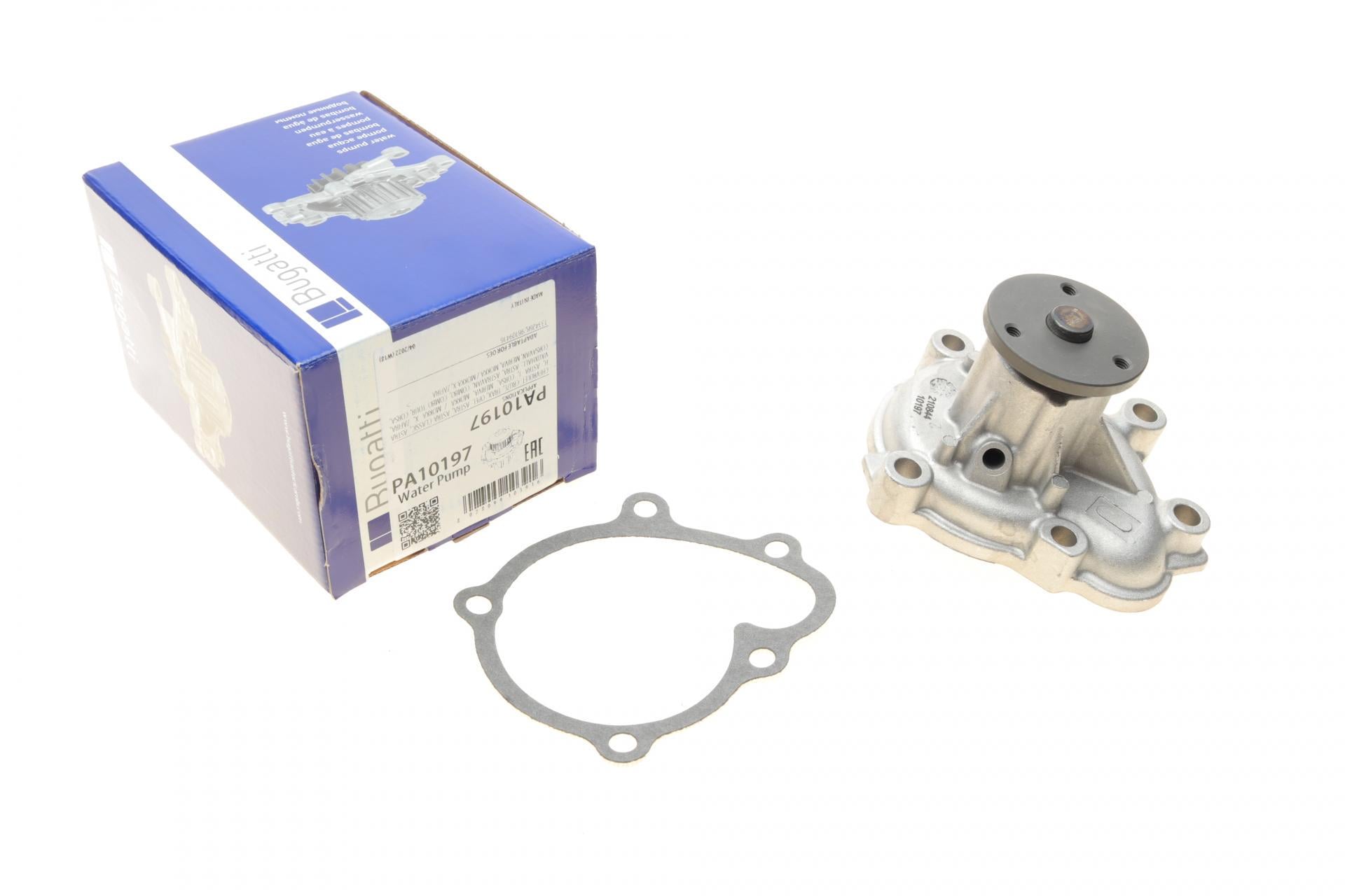 Помпа води Bugatti Opel Astra H/J 04-10/Corsa D 06-14/Zafira B 08-15/Meriva 1.7CDTI/1.6 Turbo 04- PA10197 (25589415)