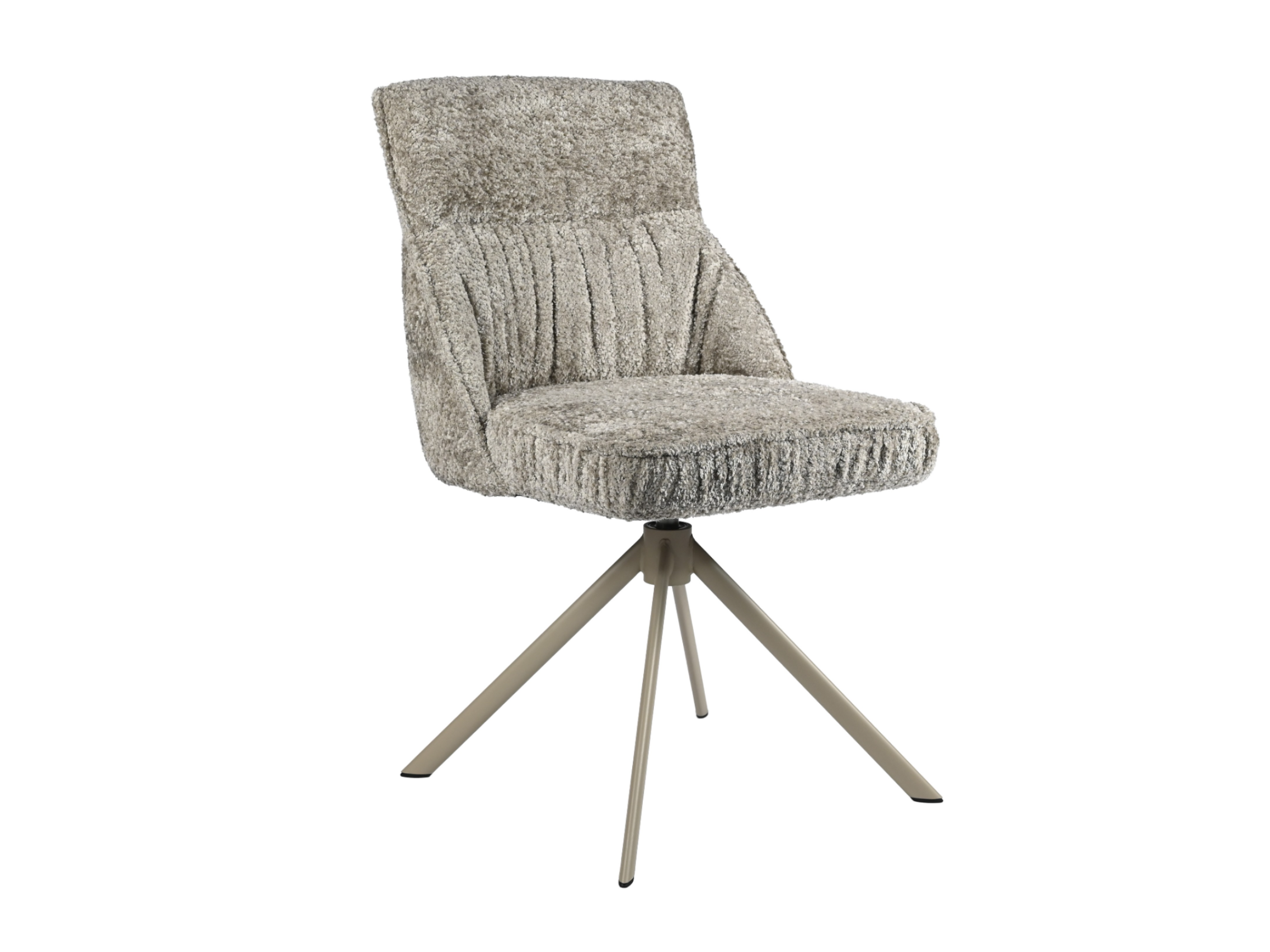 Стілець поворотний Vetro Перлинний тауп/Капучино (R-168) - фото 1 Стілець поворотний Vetro Перлинний тауп/Капучино (R-168) - фото 1