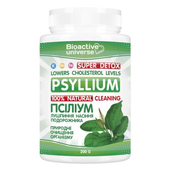 Улучшение работы кишечника Bioactive Universe Psillium Super Detox 200 г 40 порций (000026475)