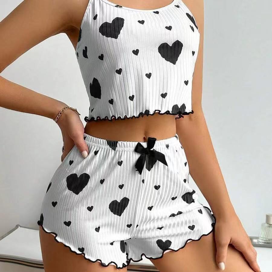 Пижама сексуальная Сердце S/M Белый (10000265(3)