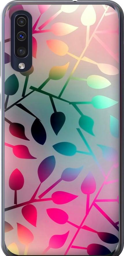 Чехол на Samsung Galaxy A30s A307F Листья (2235u-1804-42517)