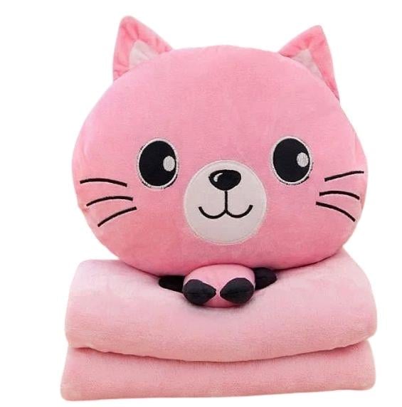 Мягкая игрушка Bambi Кошечка с пледом 40 см Розовый (IY-189-Y-182) Мягкая игрушка Bambi Кошечка с пледом 40 см Розовый (IY-189-Y-182)