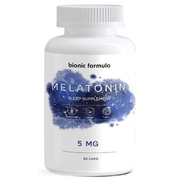 Мелатонин для сна Bionic Formula Melatonin 5 мг 60 капс. (000022397) Мелатонин для сна Bionic Formula Melatonin 5 мг 60 капс. (000022397)