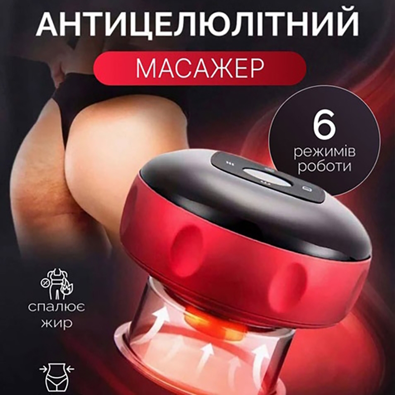 Массажер вакуумный антицеллюлитный с подогревом (tf6826) - фото 6