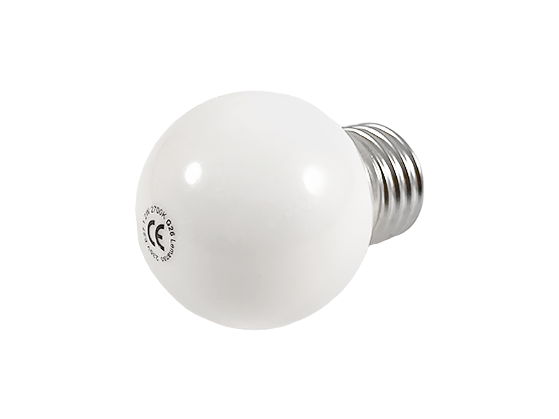 Лампа светодиодная Lemanso LM705 Акварель G45 1,2 Вт E27 2700 K шарик Белый (6371)