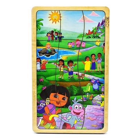 Пазл деревянный Путешественница (2000100012543)