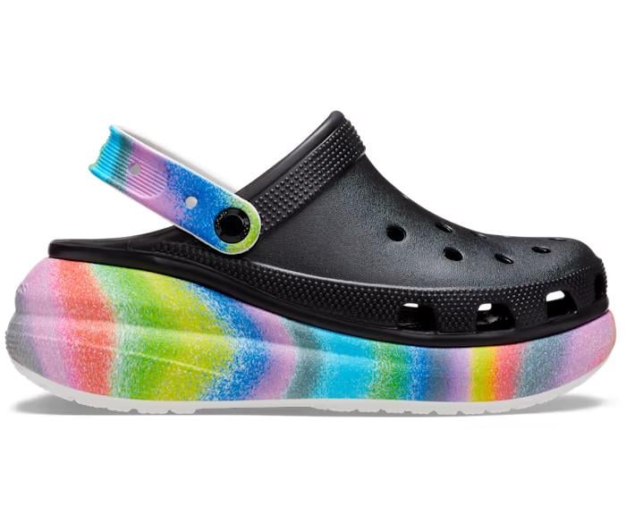 Сабо Crocs Classic Crush Spray Dye р. W7/EUR 37-38 Black/Multicolor (9363167) - фото 2