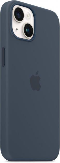 Чехол Silicone Case with MagSafe iPhone 14 Plus Storm Blue - фото 2