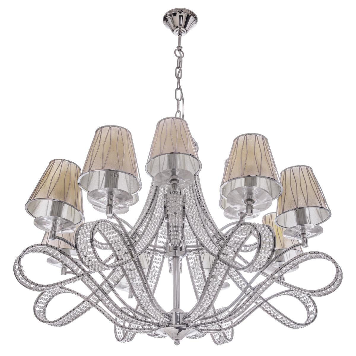 Люстра подвесная прованс хрустальная Brille BR-01 302S/12