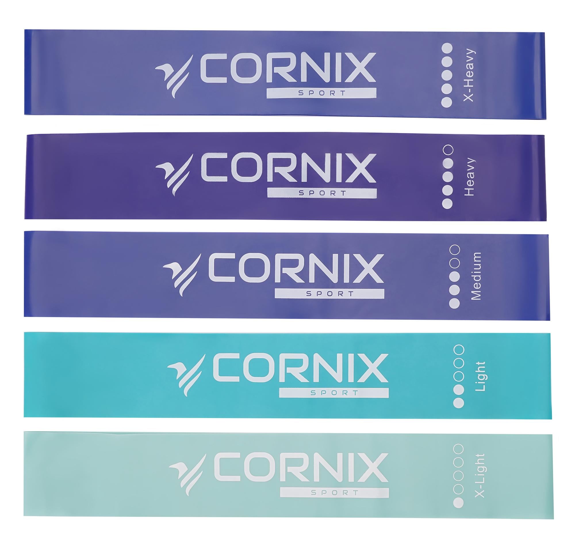 Резинки для фітнесу Cornix Mini Power Band XR-0047 5 шт. 1-20 кг (25801681) - фото 4