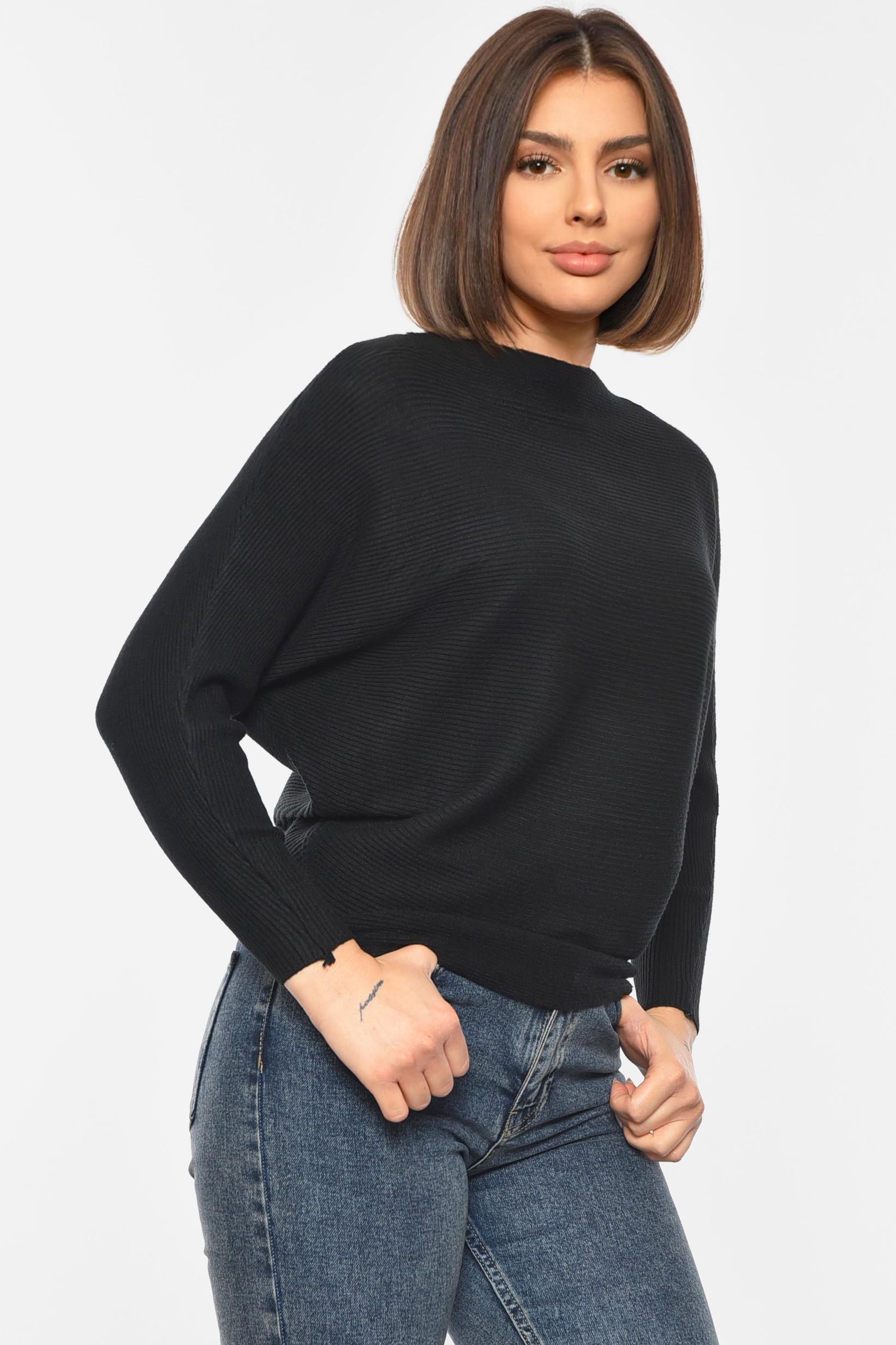 Светр жіночий M-L Чорний (192505) - фото 2