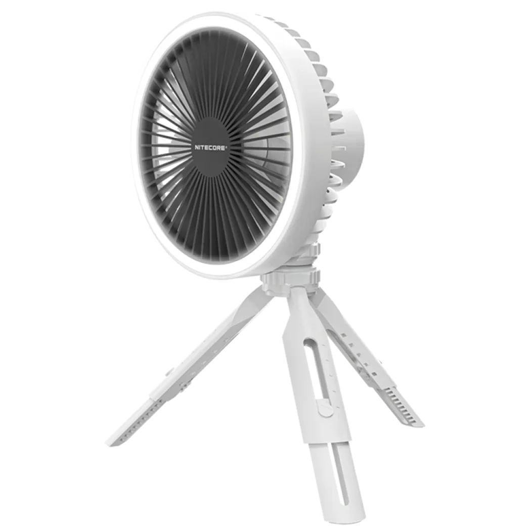 Вентилятор бездротовий Nitecore NEF10 з Power Bank 10000mAh USB-C Білий (2687394312)
