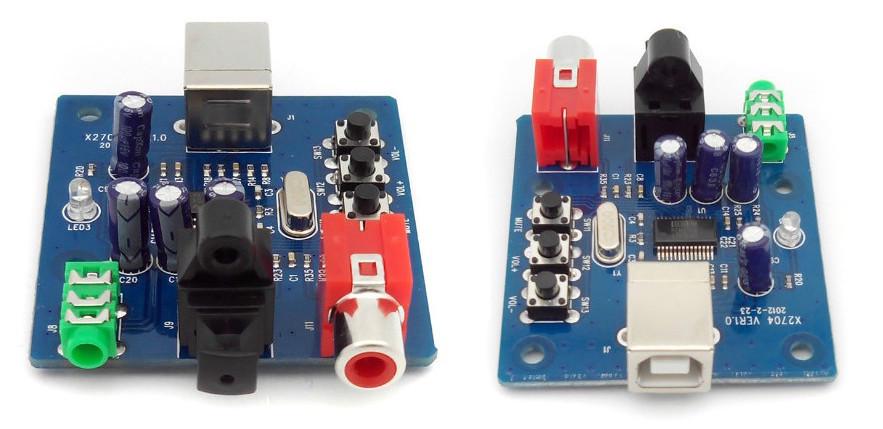 Внешний аудио USB ЦАП звуковая карта PCM2704 SKL