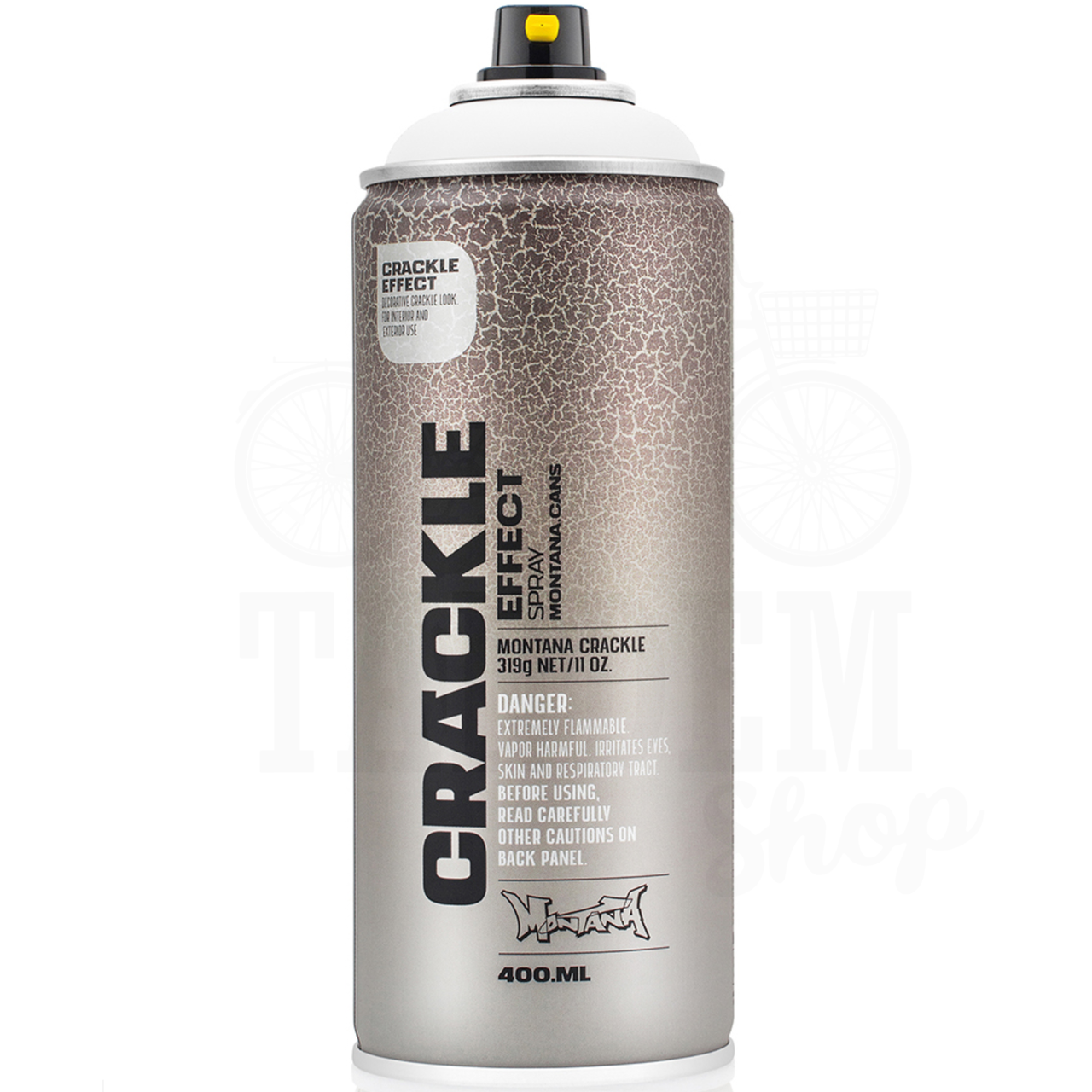 Краска с эффектом растрескивания Montana Crackle 400 мл аэрозоль EC9010 Pure White