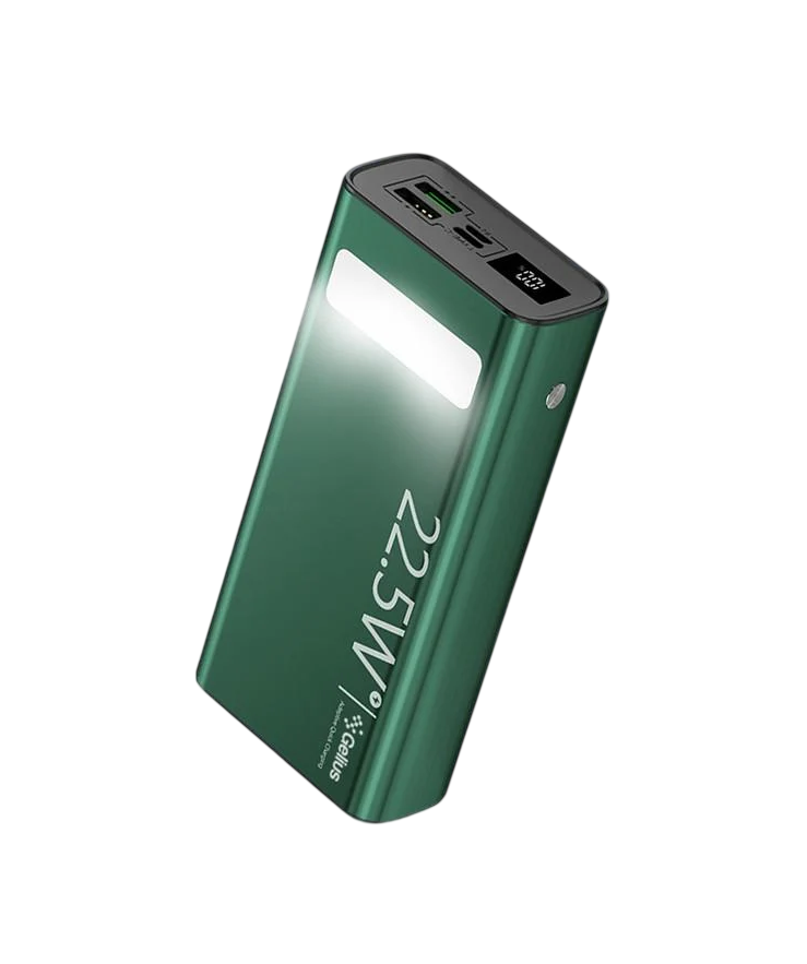 Повербанк Gelius Lightstone 30000 mAh QC/PD 22,5W 1 шт. Green