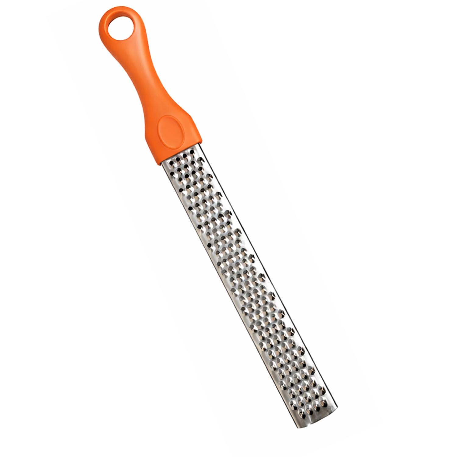 Терка кухонна ручна дрібна із нержавіючої сталі 27,5 см Помаранчевий (88228)