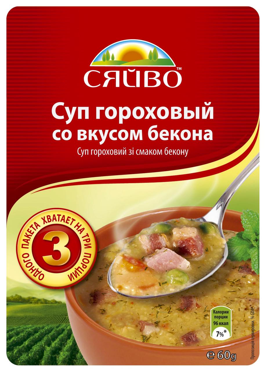 Гороховий суп зі смаком бекону СЯЙВО 60 г