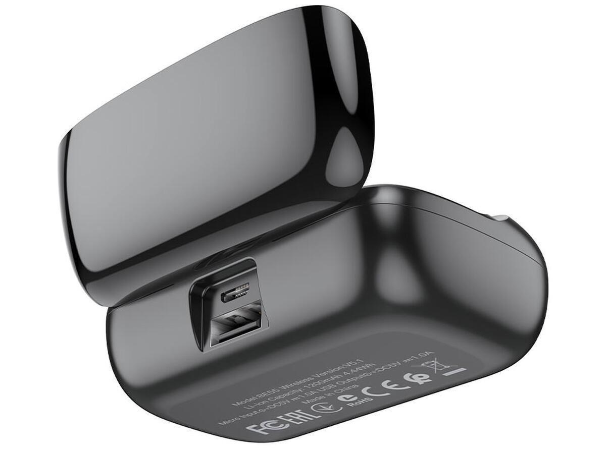 Беспроводные наушники Borofone с микрофоном Черный (BE55) - фото 5 Беспроводные наушники Borofone с микрофоном Черный (BE55) - фото 5