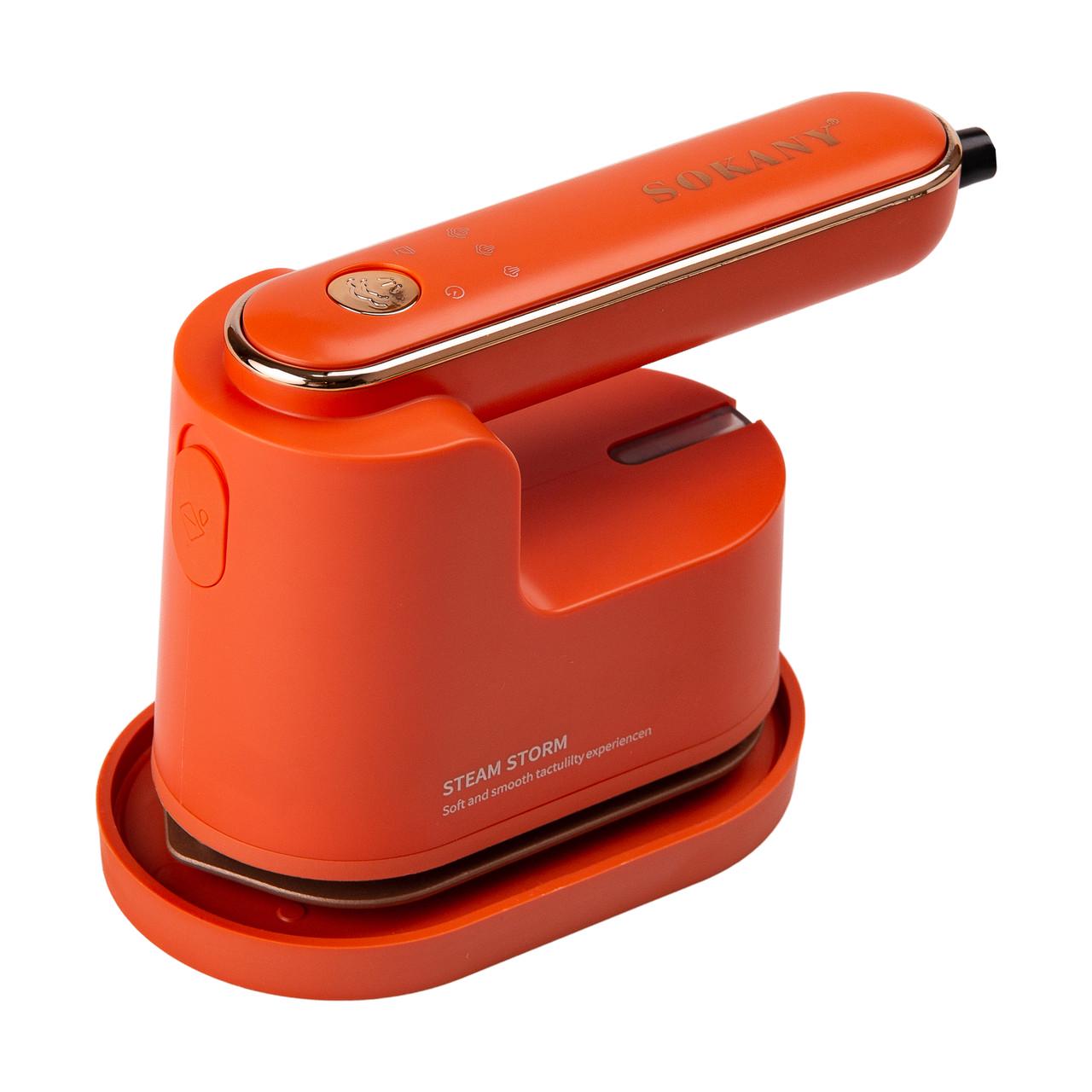 Праска дорожня Sokany SK-3069W з функцією відпарювання Помаранчевий (27970028) - фото 6 Праска дорожня Sokany SK-3069W з функцією відпарювання Помаранчевий (27970028) - фото 6