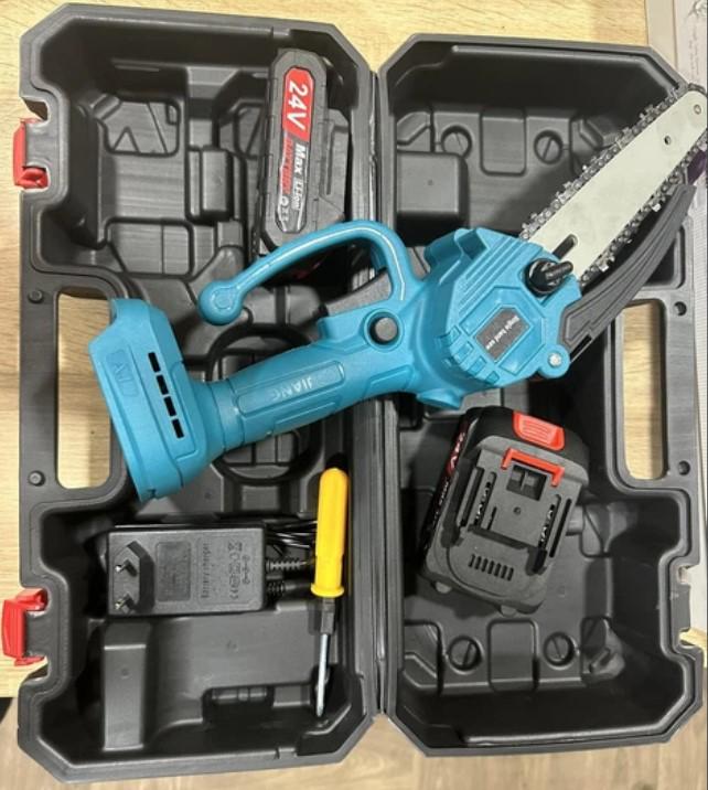 Пила ланцюгова акумуляторна 24V з двома акумуляторами 3000 mAh - фото 2 Пила ланцюгова акумуляторна 24V з двома акумуляторами 3000 mAh - фото 2