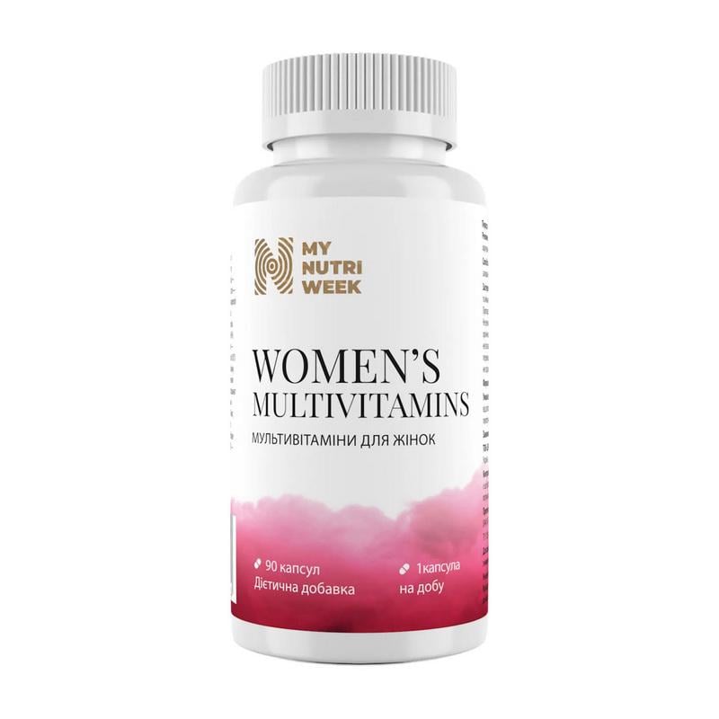 Витамины для женщин My Nutri Week Women's Multivitamins 90 капс.