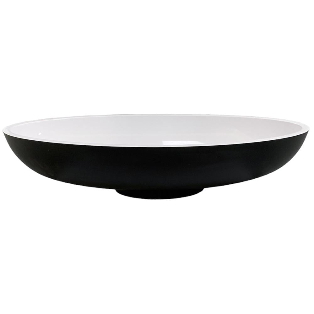 Умывальник накладной Adamant Andere ANDERE NEW black-03 590x295x125 мм Черный (215239)