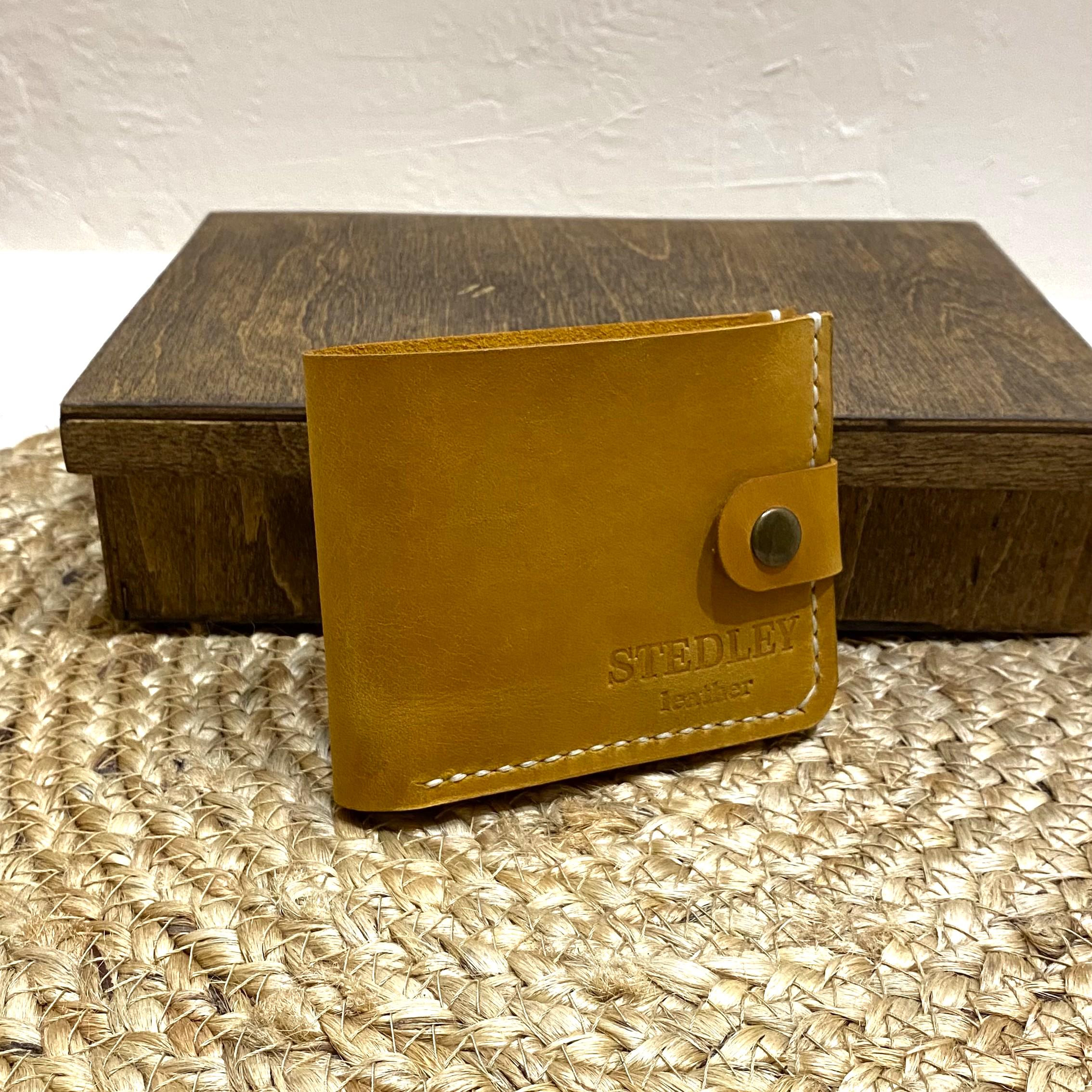 Кошелек мужской с монетницей Stedley Orso 2 кожаный Песочный (2424684914)