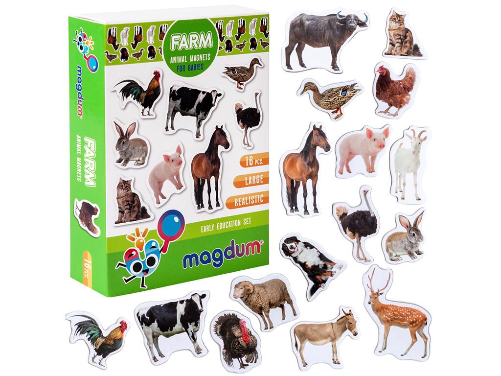 Набір магнітів Magdum ML4031-04 EN Farm Animal Magnets Ферма (22108)