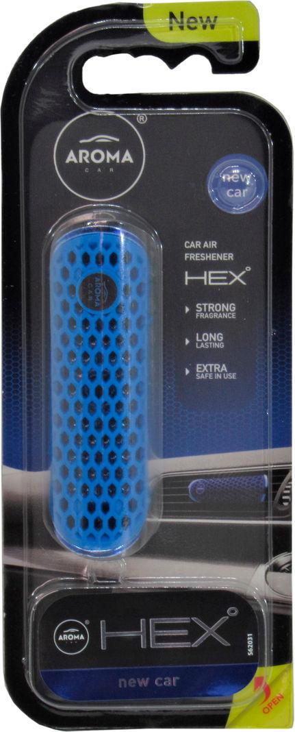 Ароматизатор для авто Aroma Car Hex на дефлектор 10 мл (83581)