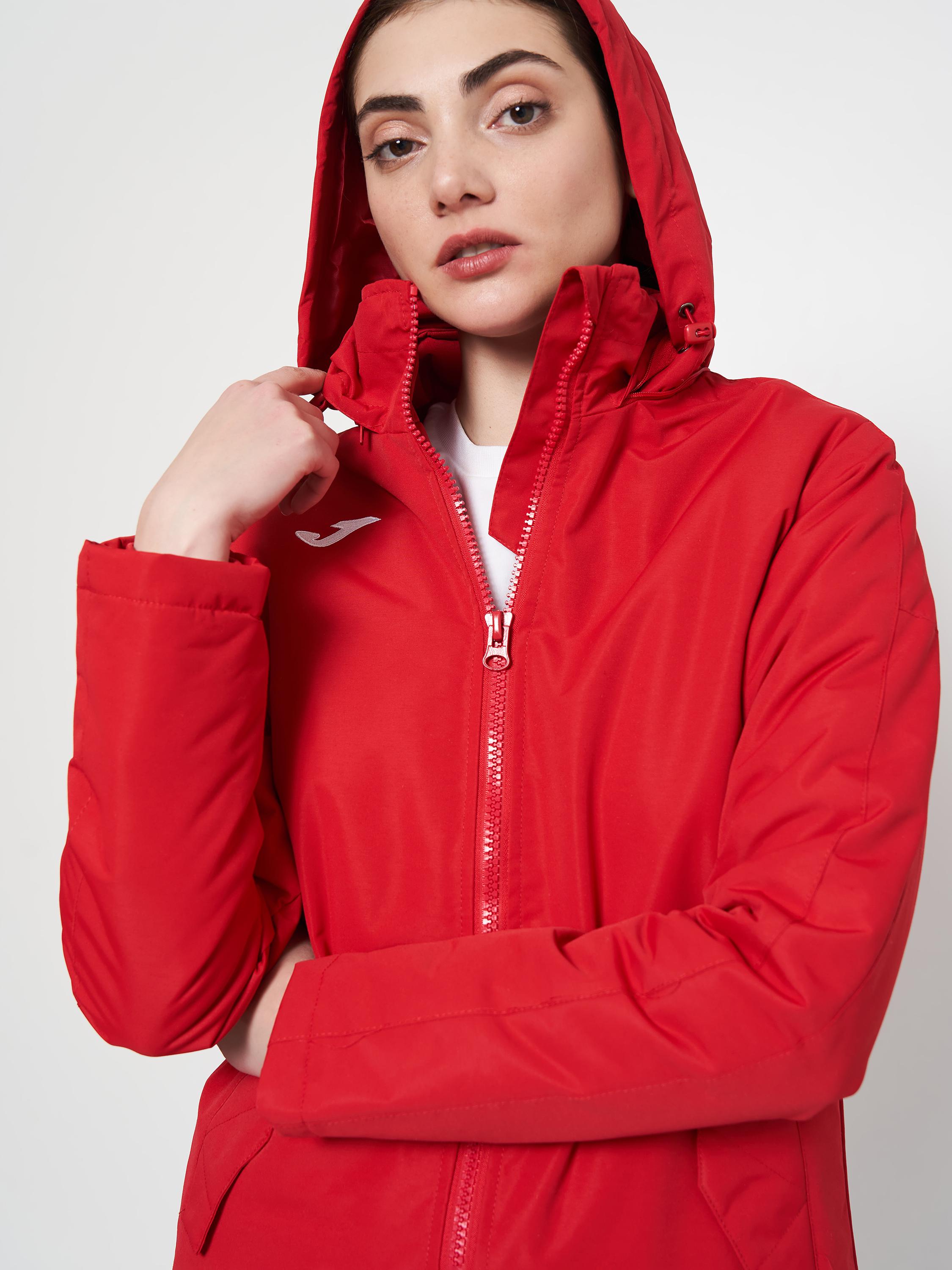 Куртка зимова жіноча Joma 901429.600 Trivor Anorak S Red (8424309545444) - фото 4