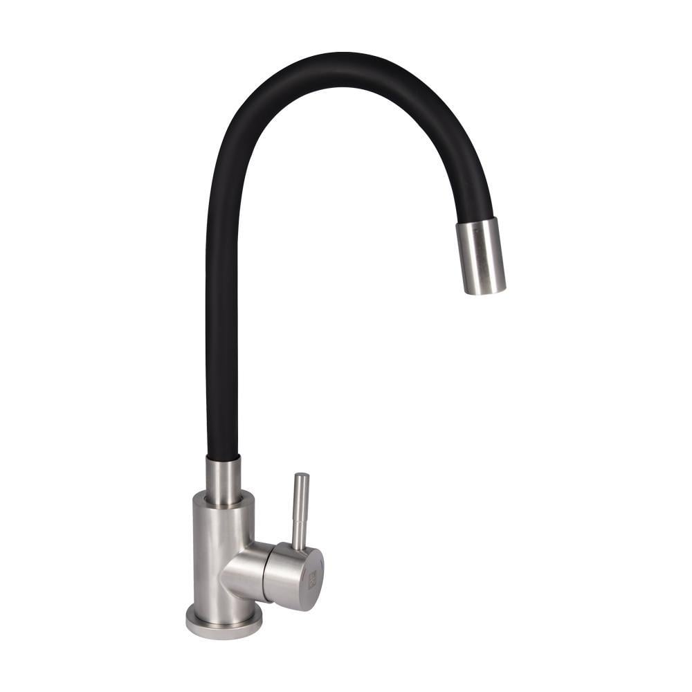 Смеситель для кухни Lidz Aria 015F3 с гибким изливом k35 Black (LDARI015F3BLA43364)