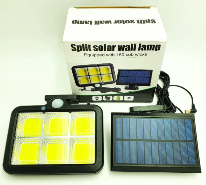 Ліхтар із датчиком руху Split Solar Wall Lamp вуличний на сонячній батареї (nf-160c) - фото 2