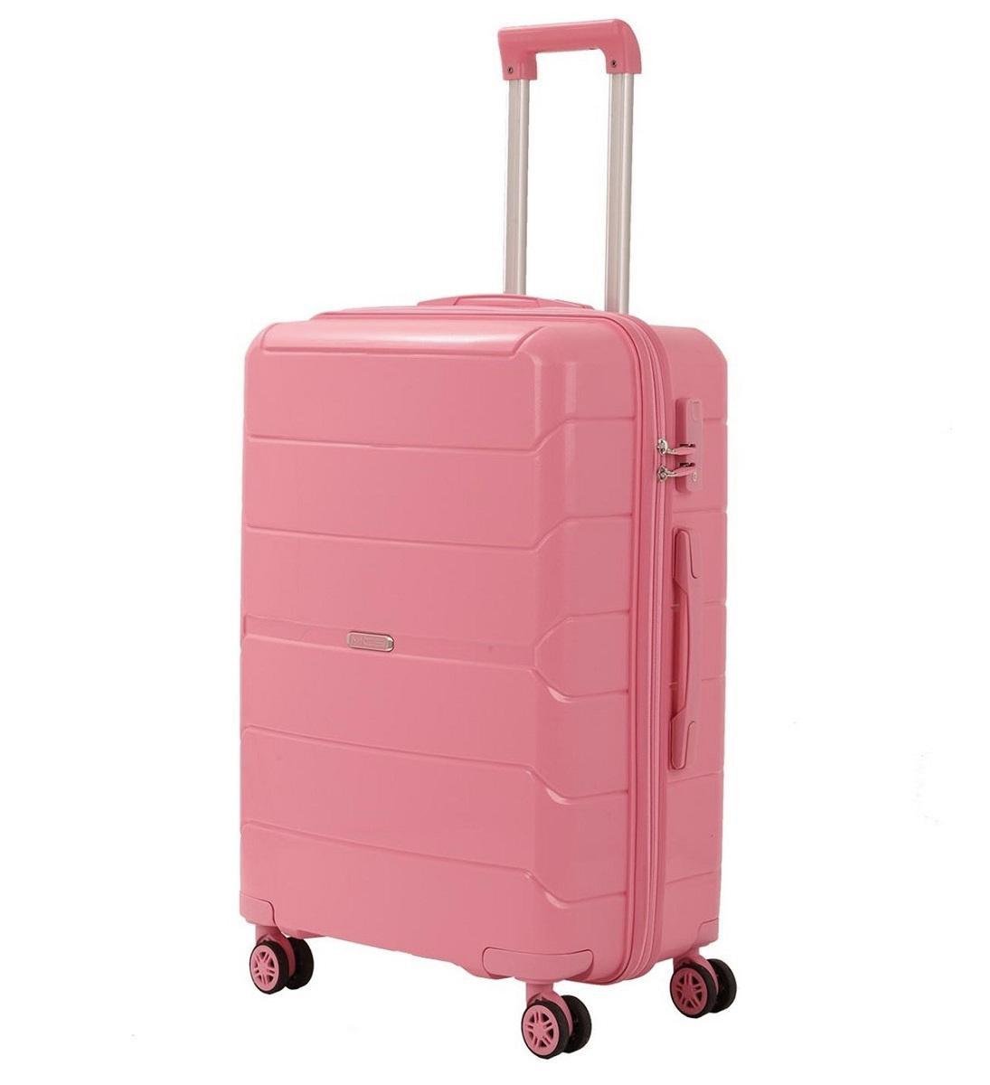 Чемодан пластиковый MCS V366 средний Светло-розовый (Mp00130)
