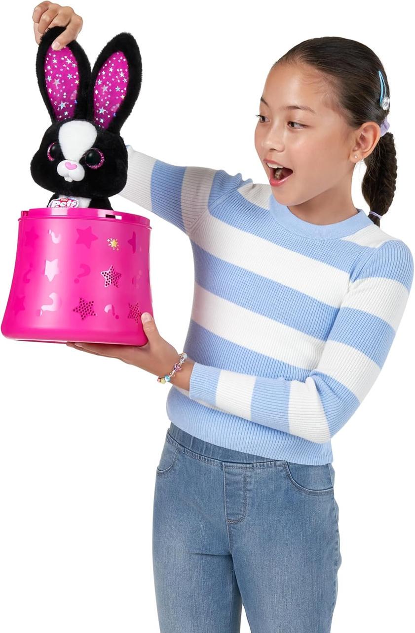 Интерактивная игрушка Zuru Pets Alive Magic Bunnies Sootie Кролик волшебник Черный (9549D) - фото 5 Интерактивная игрушка Zuru Pets Alive Magic Bunnies Sootie Кролик волшебник Черный (9549D) - фото 5