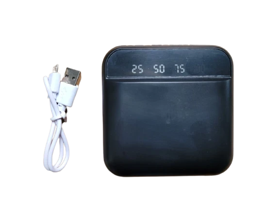 Повербанк Smart Mini 4in1 4 разных кабеля 10000 mAh Черній (LM-123-29)