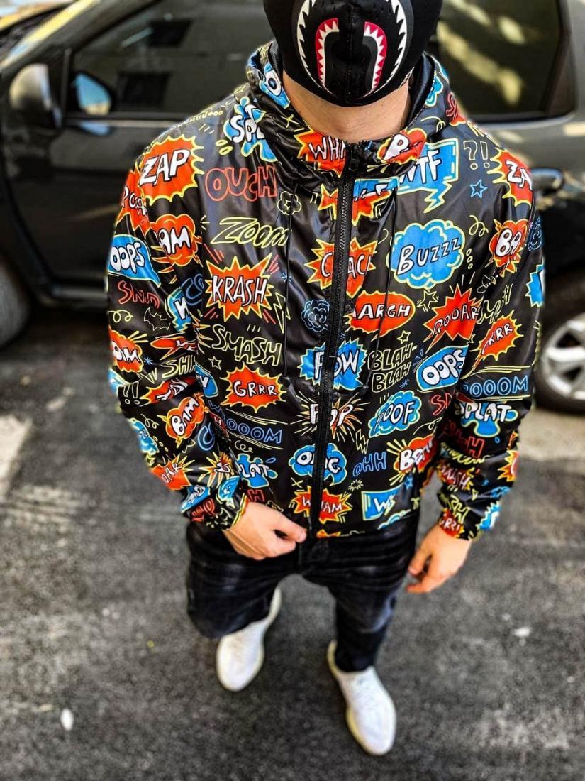 Ветровка 43-7/375 M Черный (17628)