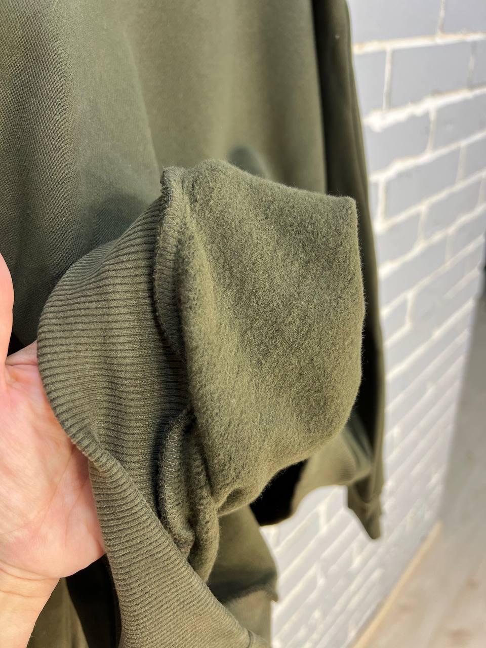 Світшот жіночий DAVRAS 6000 PLEASED подовжений утеплений на флісі OS Зелений (1244) - фото 5 Світшот жіночий DAVRAS 6000 PLEASED подовжений утеплений на флісі OS Зелений (1244) - фото 5