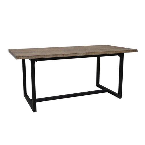 Обеденный стол Loft NS-1233 780x1600x700 мм Черный (6156d56c3edc877ba85896e9)