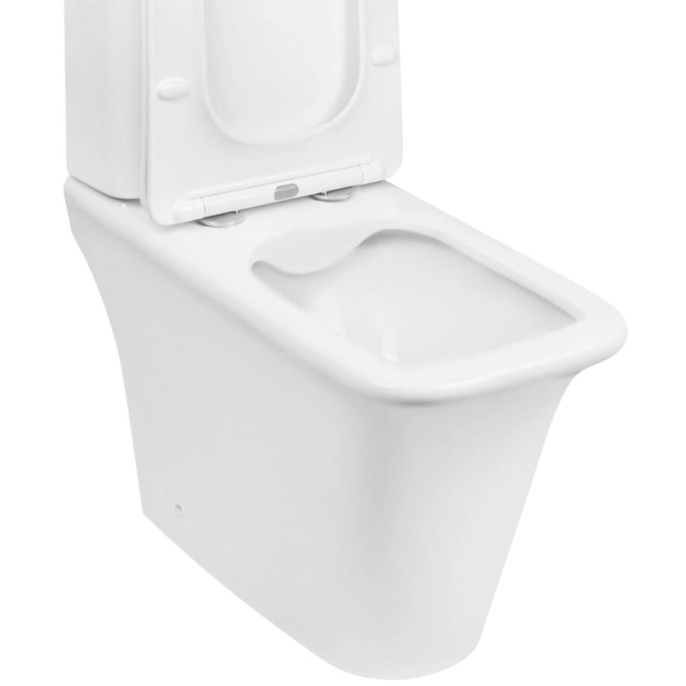 Чаша унітаза Qtap Kalao Rimless підлоговий без сидіння 660х360х820 мм (QT08221213AW1)