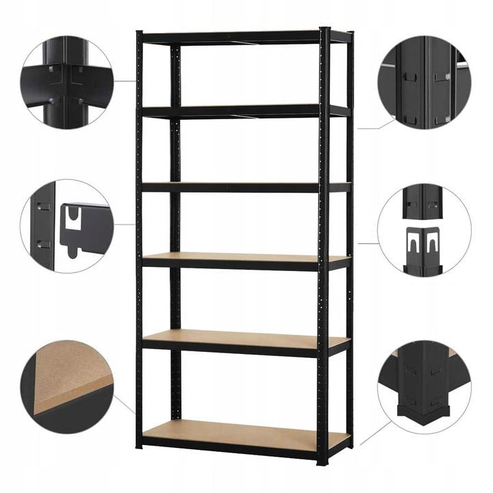 Стелаж металевий Siker P2211 6 полиць 220х110х50 см (6354) - фото 8