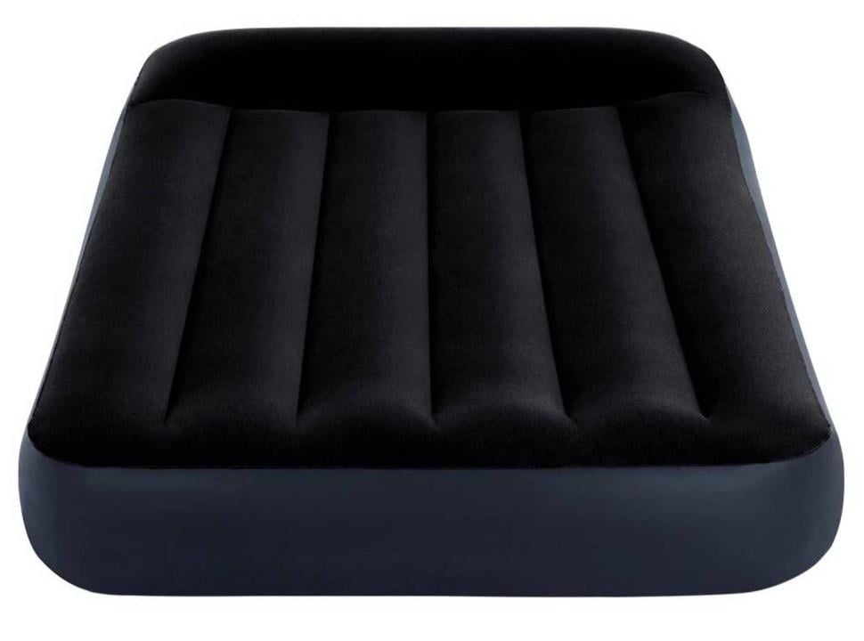 Надувний матрац одномісний Intex з підголів'ям 191х99 см Чорний (64141) - фото 2 Надувний матрац одномісний Intex з підголів'ям 191х99 см Чорний (64141) - фото 2