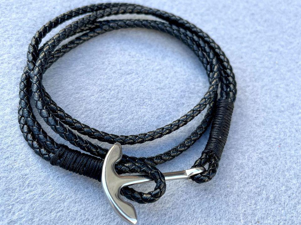 Браслет кожаный
