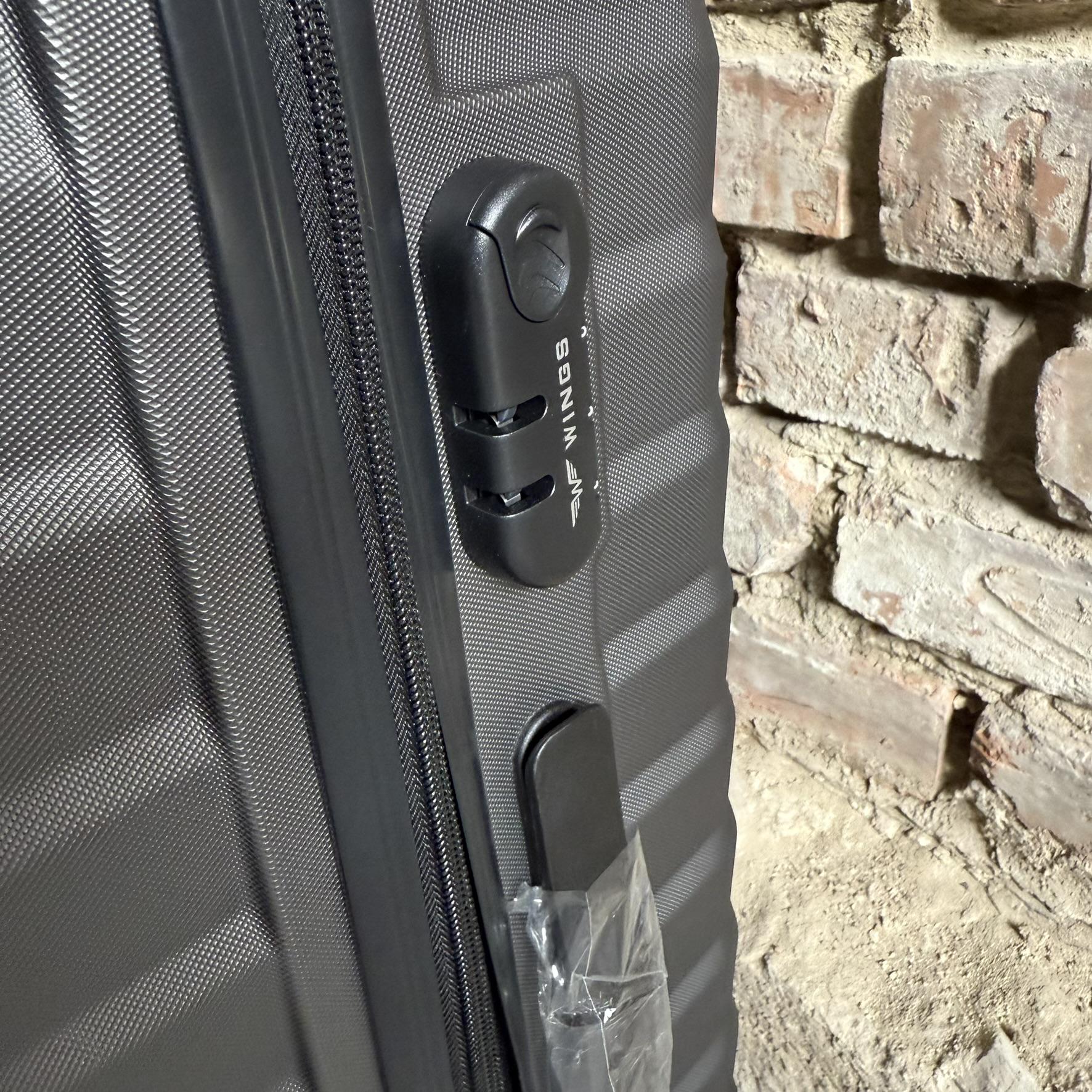 Чемодан Wings PEA01 дорожный М Графитовый (26557316) - фото 7