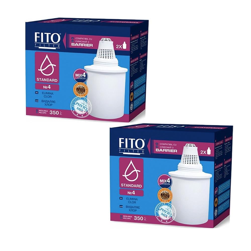 Картридж FITO Барьер 4 Стандарт для фильтров кувшинов 4 шт. (1984081243) Картридж FITO Барьер 4 Стандарт для фильтров кувшинов 4 шт. (1984081243)