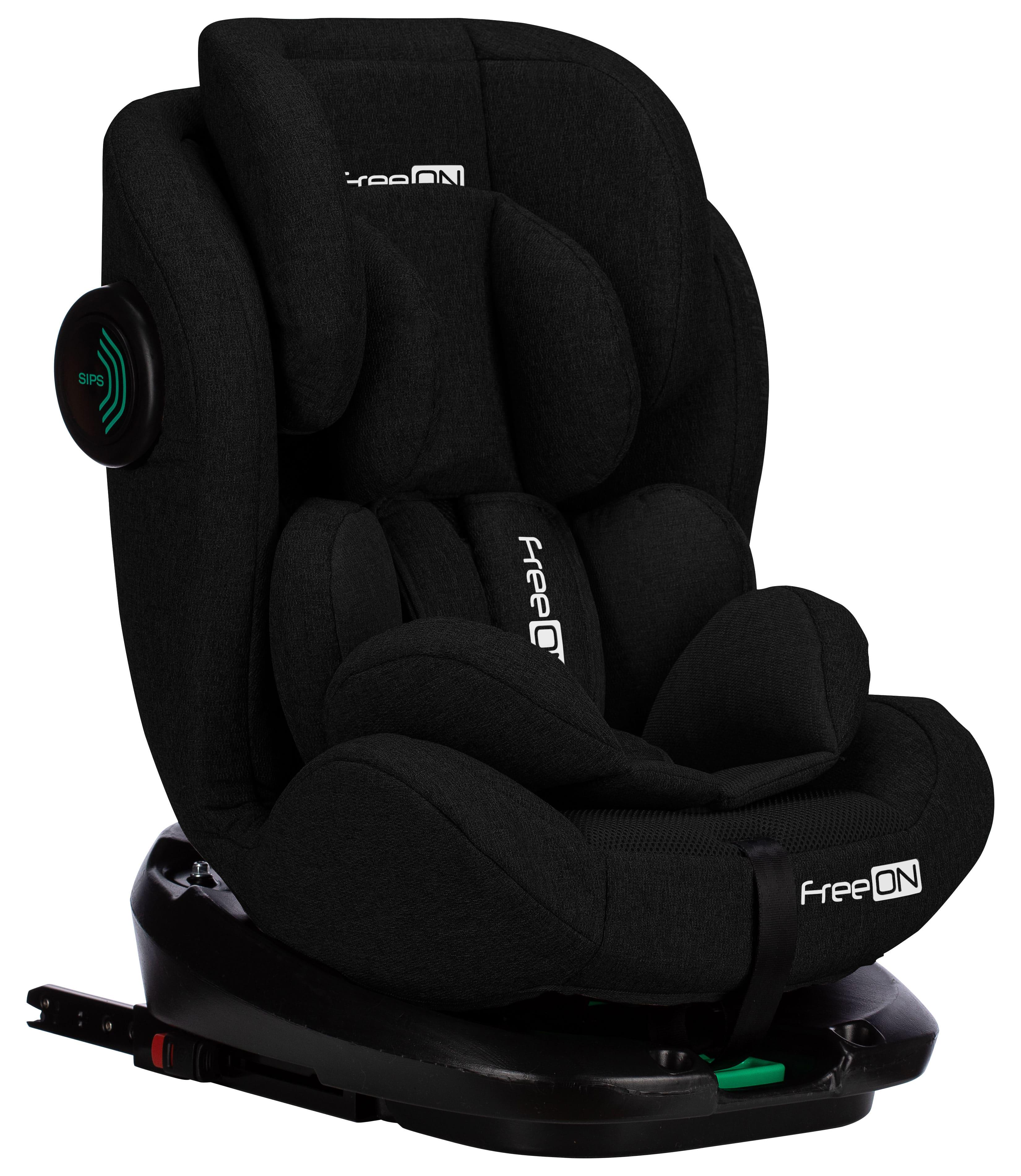 Автокрісло FreeON Ultima Isofix від 0 до 12 років 0-36 кг поворотне на 360° Чорний (48914)